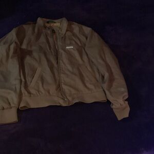 Members Only Brown Bomber Jacket
